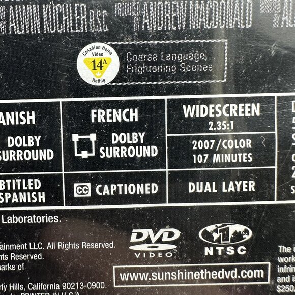 Sunshine DVD 2007 Sci-Fi Thriller Chris Evans Cillian Murphy - Picture 6 of 10